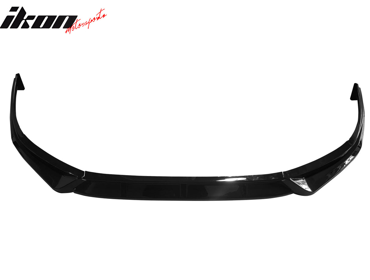 2023-2025 Honda Accord V4 Style 3PCS Front Bumper Lip Gloss Black PP