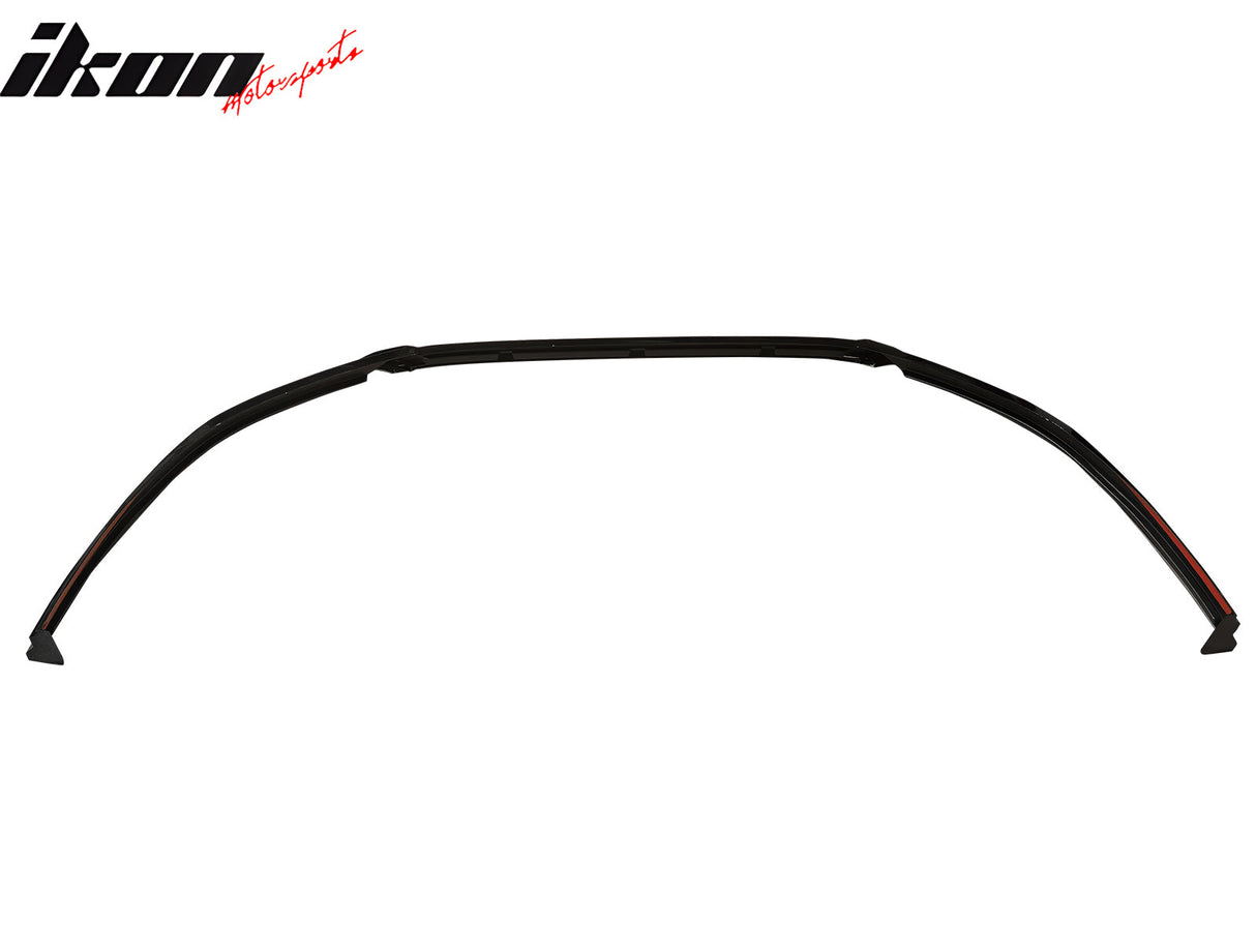 2023-2025 Honda Accord V4 Style 3PCS Front Bumper Lip Gloss Black PP