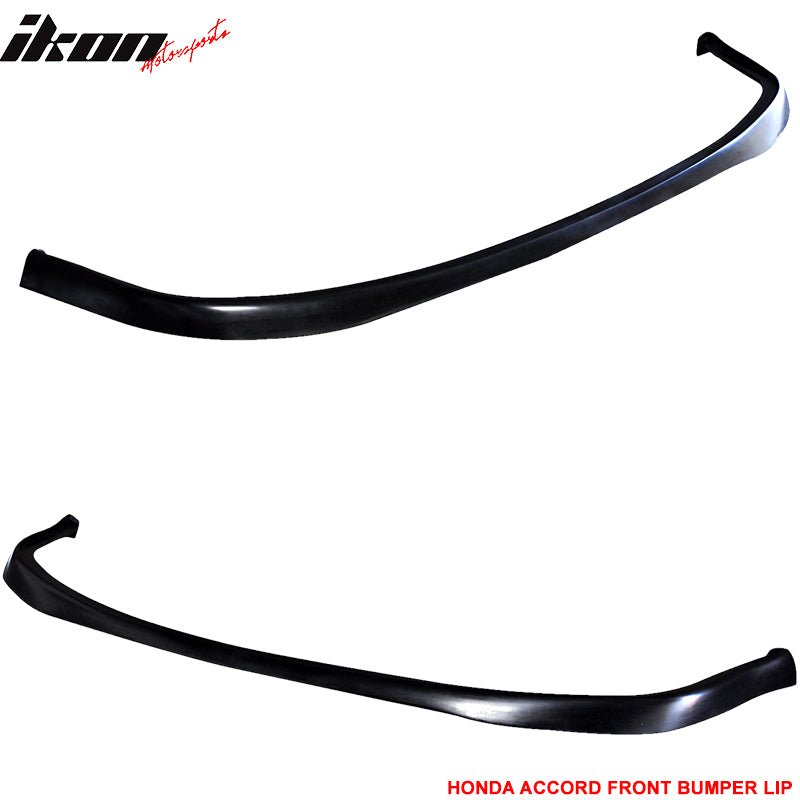 1990-1993 Honda Accord Type R Style Black Front Bumper Lip Spoiler PU
