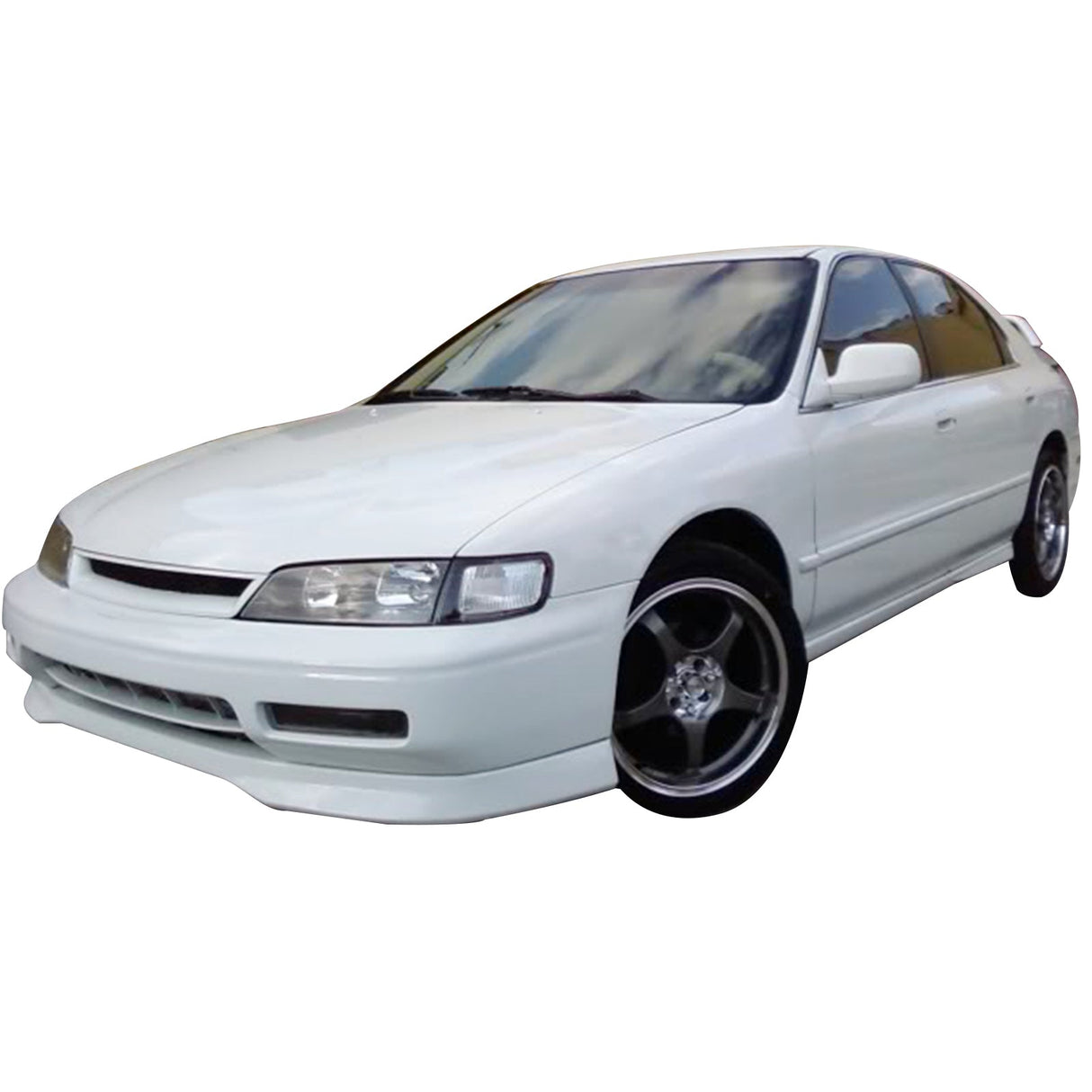 1994-1995 Honda Accord T-R Style Painted Front Bumper Lip Spoiler PP