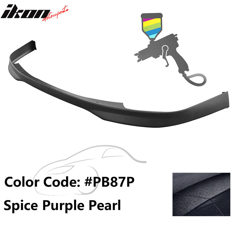 1998-2000 Honda Accord Coupe 2DR T-R Style Painted Front Bumper Lip PP