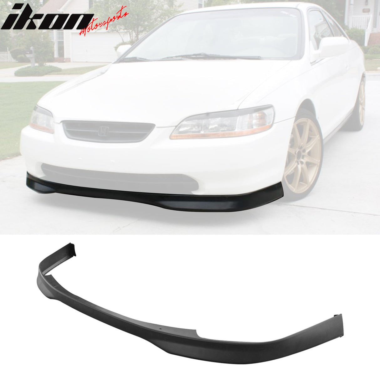 1998-2000 Honda Accord Coupe 2DR T-R Style Painted Front Bumper Lip PP