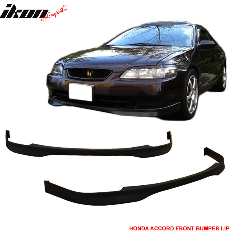 1998-2000 Honda Accord Coupe 2DR T-R Style Painted Front Bumper Lip PP