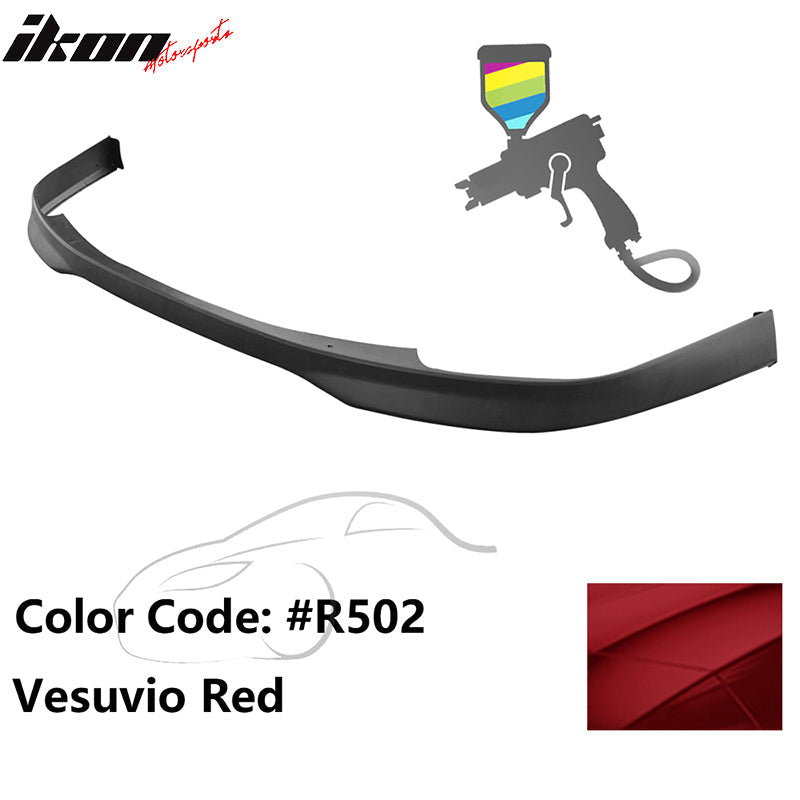 1998-2000 Honda Accord Coupe 2DR T-R Style Painted Front Bumper Lip PP