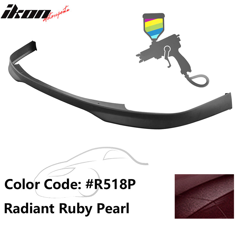 1998-2000 Honda Accord Coupe 2DR T-R Style Painted Front Bumper Lip PP