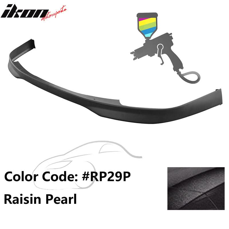 1998-2000 Honda Accord Coupe 2DR T-R Style Painted Front Bumper Lip PP