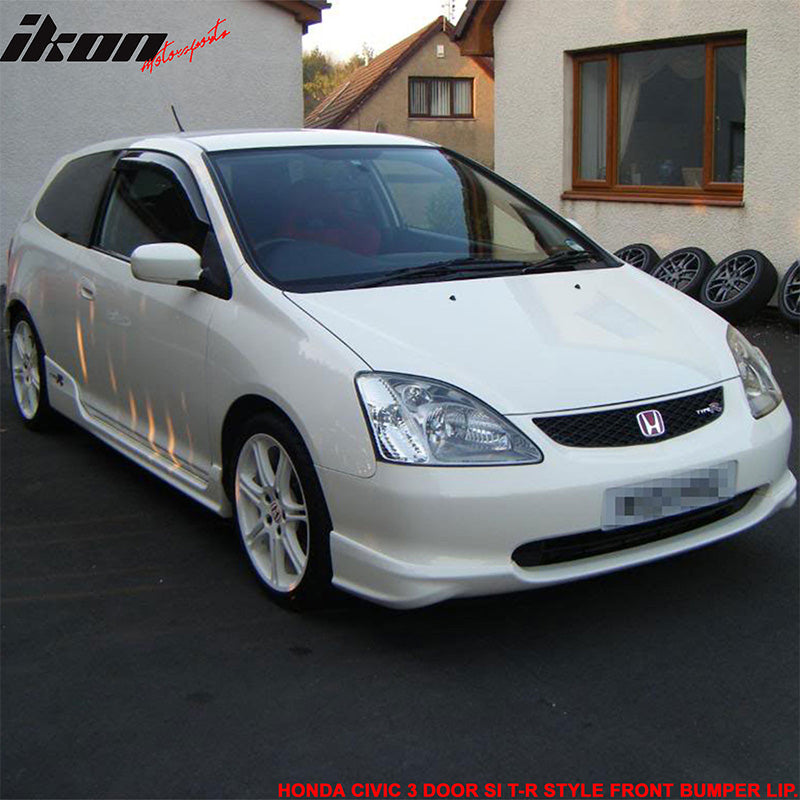 2002-2005 Honda Civic SI 3Dr HB Ep3 T-R Unpainted Front Bumper Lip PU