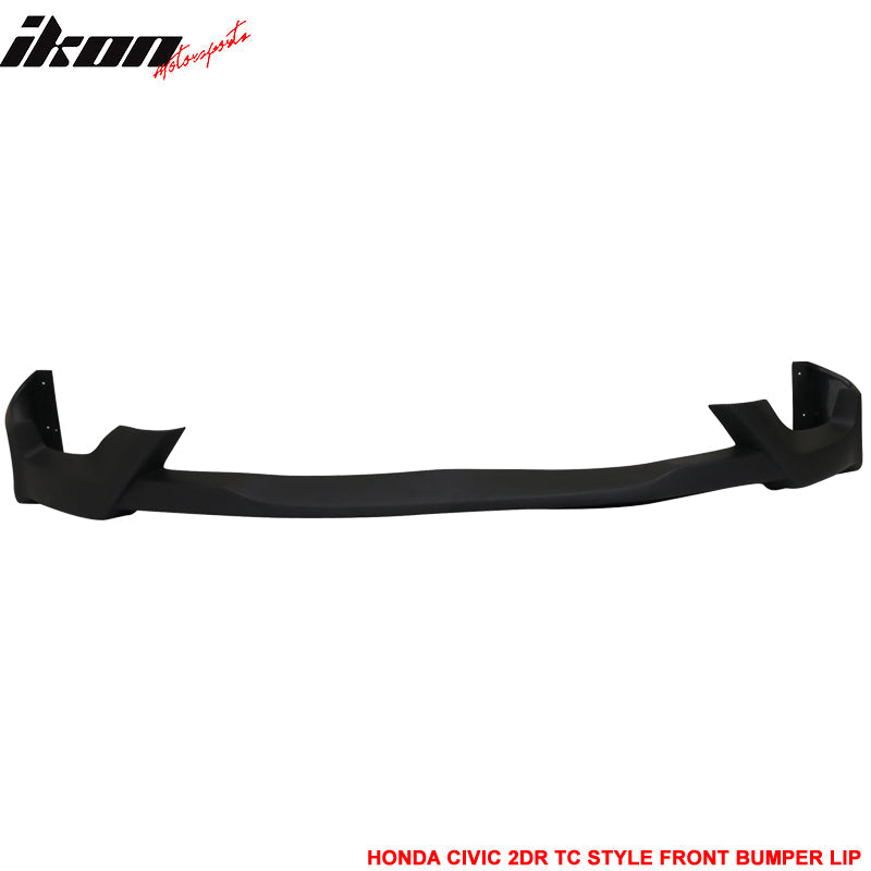 2006-2008 Honda Civic 2Dr TC Style Front Bumper Lip Chin Spoiler PU