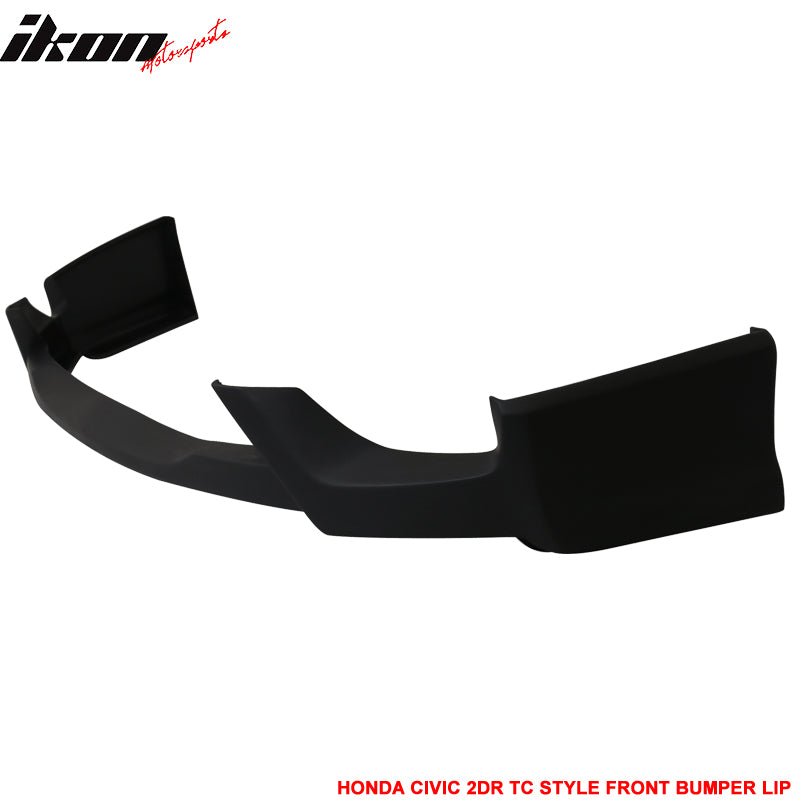 2006-2008 Honda Civic 2Dr TC Style Front Bumper Lip Chin Spoiler PU
