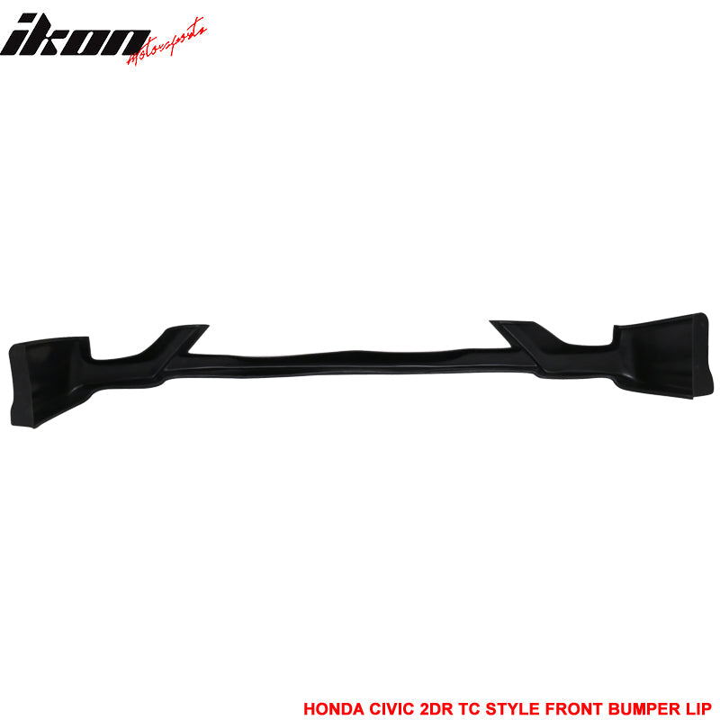 2006-2008 Honda Civic 2Dr TC Style Front Bumper Lip Chin Spoiler PU