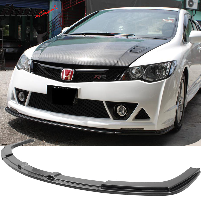 2006-2011 Honda Civic Sedan MU RR Style Front Bumper Lip ABS