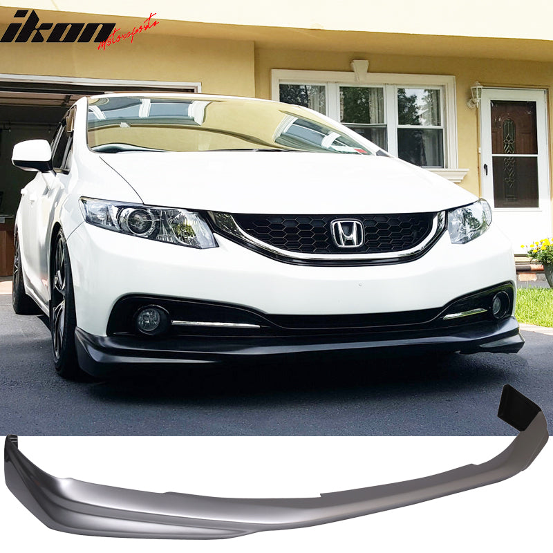 2013-2015 Honda Civic Sedan 4DR Front Bumper Lip Chin Spoiler PU