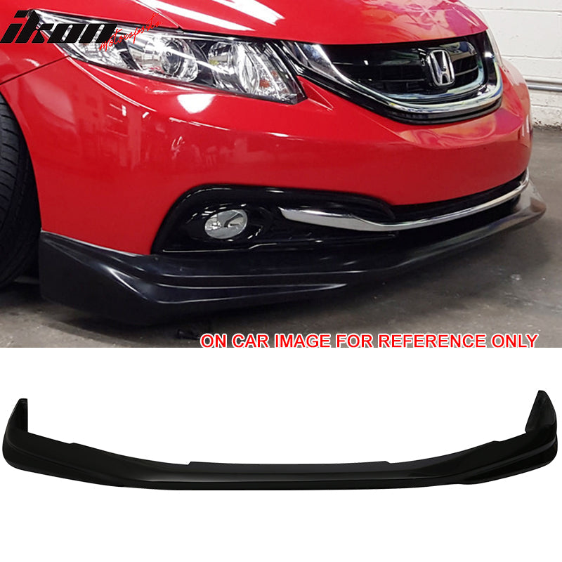 2013-2015 Honda Civic Sedan 4DR Front Bumper Lip Chin Spoiler PU