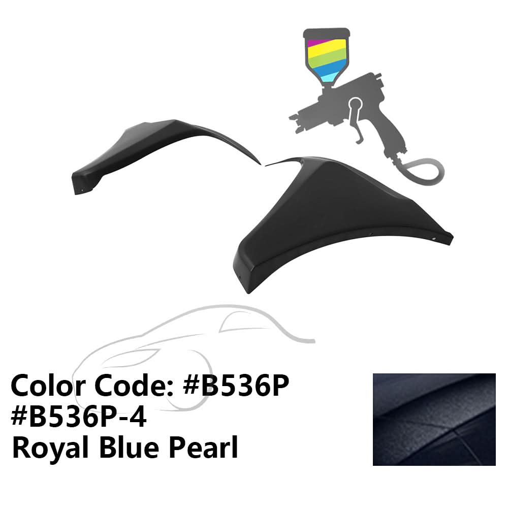 2016-2018 Honda Civic HF-P Style Painted Front Bumper Lip Splitters