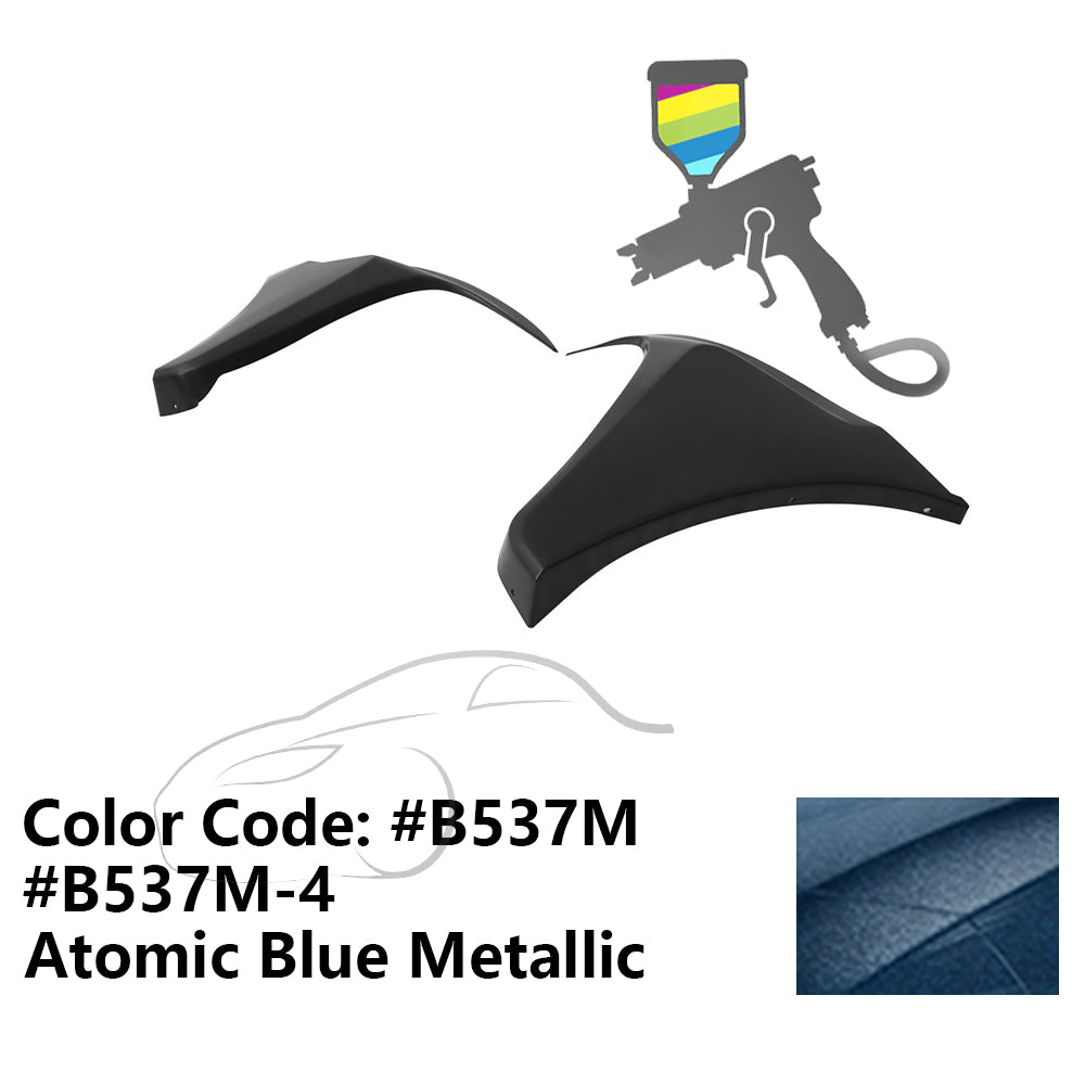 2016-2018 Honda Civic HF-P Style Painted Front Bumper Lip Splitters