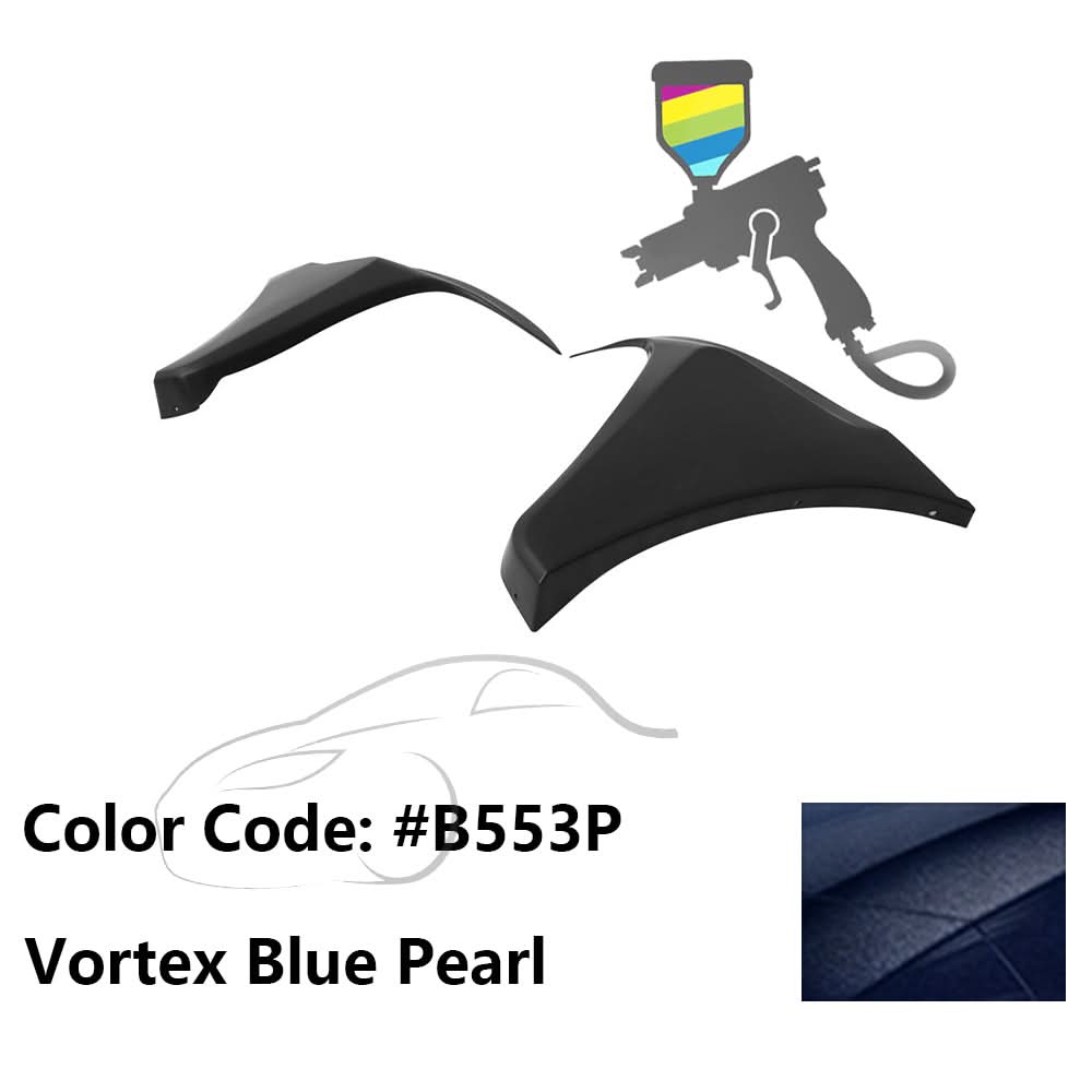 2016-2018 Honda Civic HF-P Style Painted Front Bumper Lip Splitters