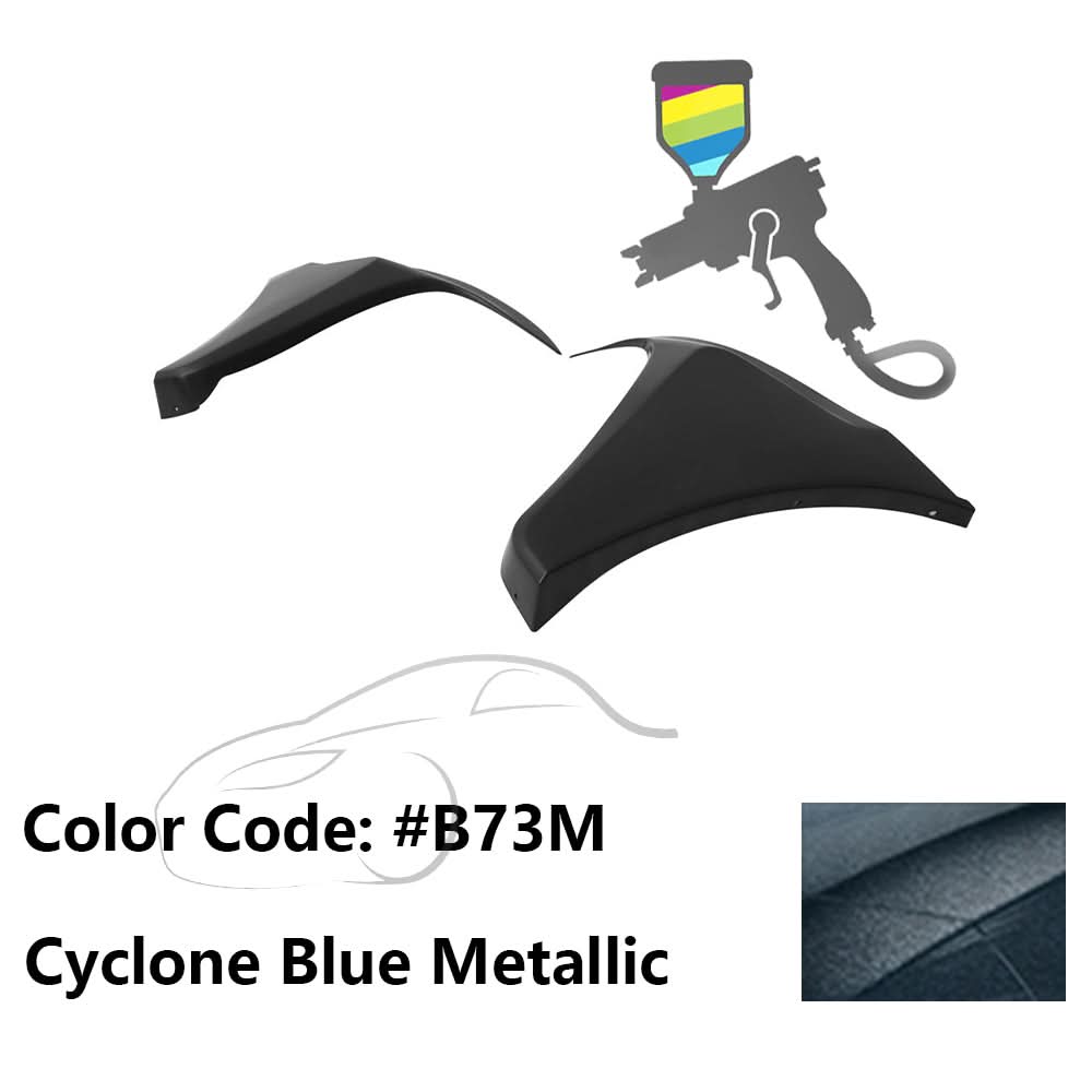 2016-2018 Honda Civic HF-P Style Painted Front Bumper Lip Splitters