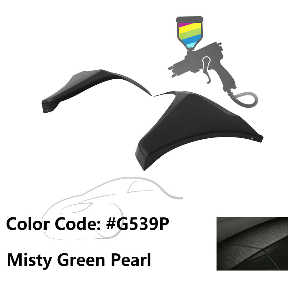 2016-2018 Honda Civic HF-P Style Painted Front Bumper Lip Splitters