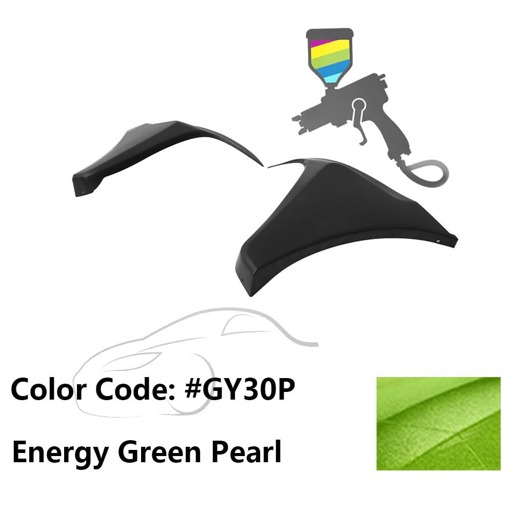 2016-2018 Honda Civic HF-P Style Painted Front Bumper Lip Splitters