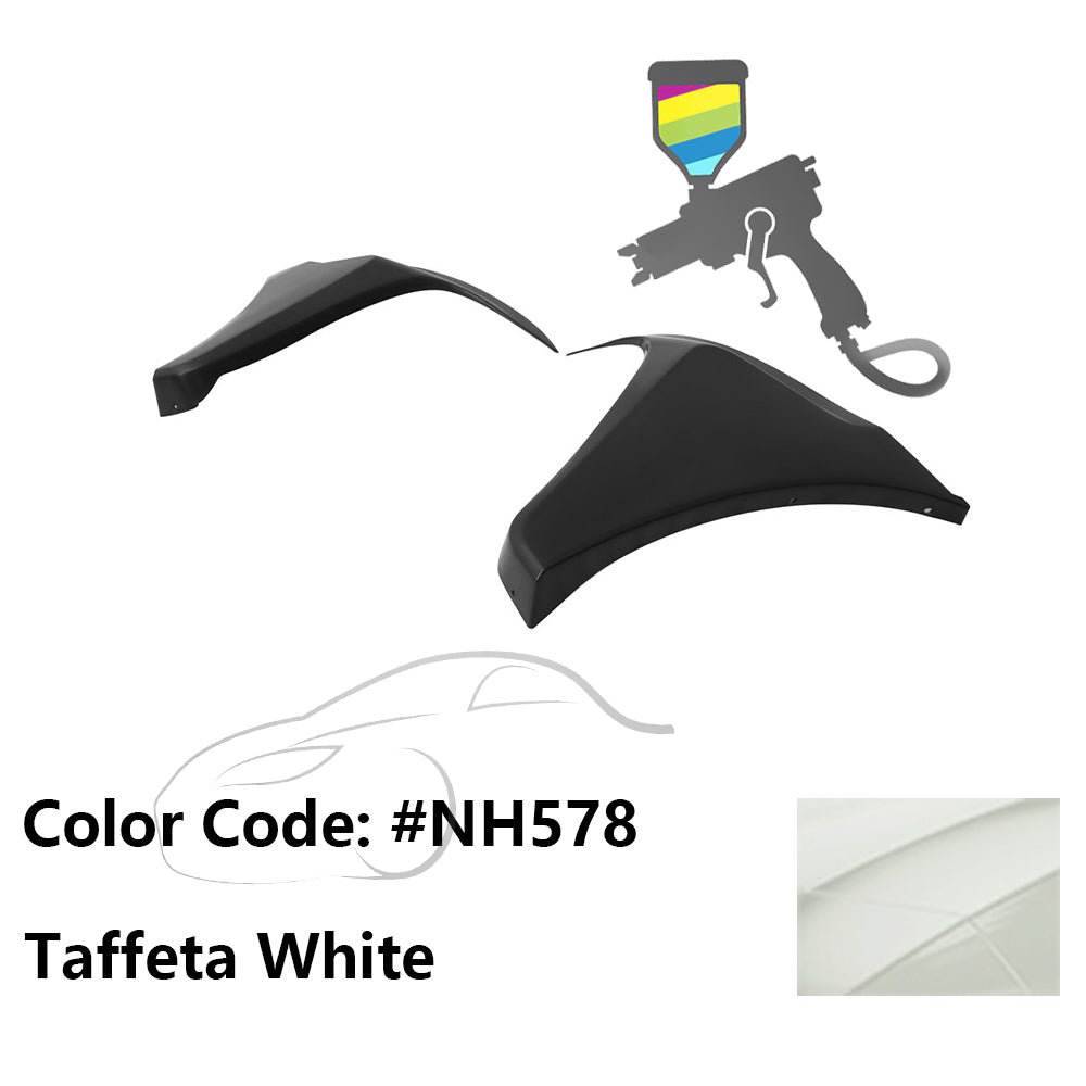 2016-2018 Honda Civic HF-P Style Painted Front Bumper Lip Splitters