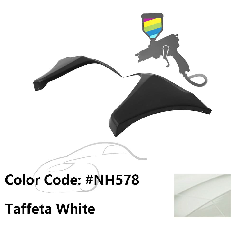 2016-2018 Honda Civic HF-P Style Painted Front Bumper Lip Splitters