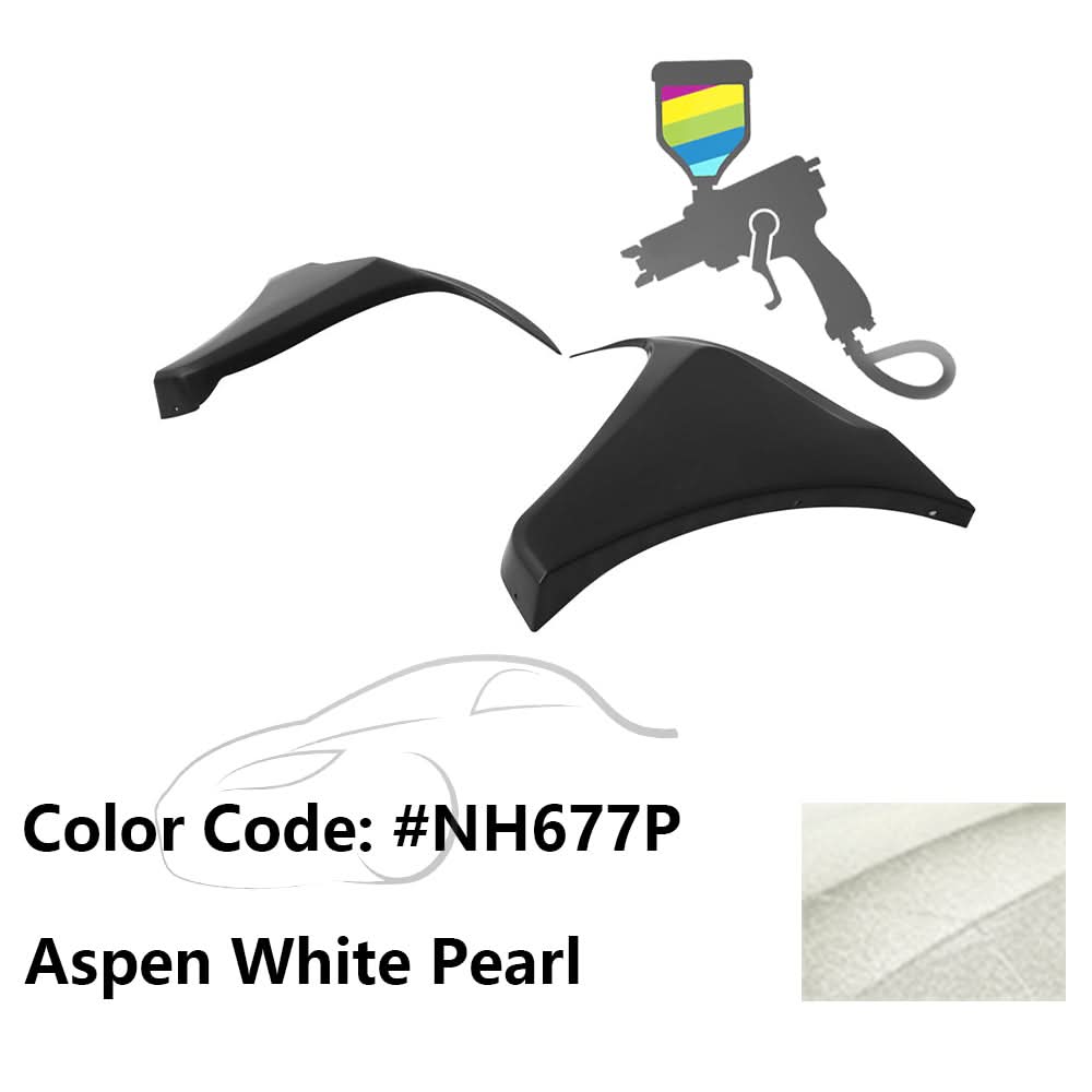 2016-2018 Honda Civic HF-P Style Painted Front Bumper Lip Splitters