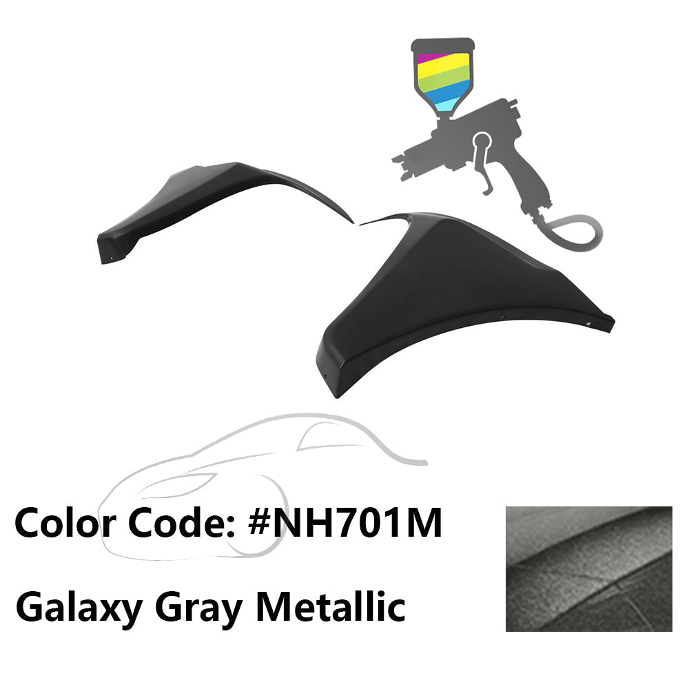 2016-2018 Honda Civic HF-P Style Painted Front Bumper Lip Splitters