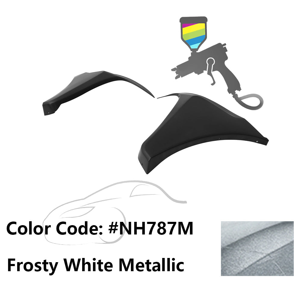 2016-2018 Honda Civic HF-P Style Painted Front Bumper Lip Splitters