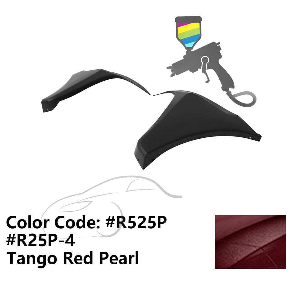 2016-2018 Honda Civic HF-P Style Painted Front Bumper Lip Splitters