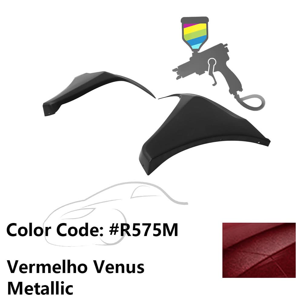 2016-2018 Honda Civic HF-P Style Painted Front Bumper Lip Splitters