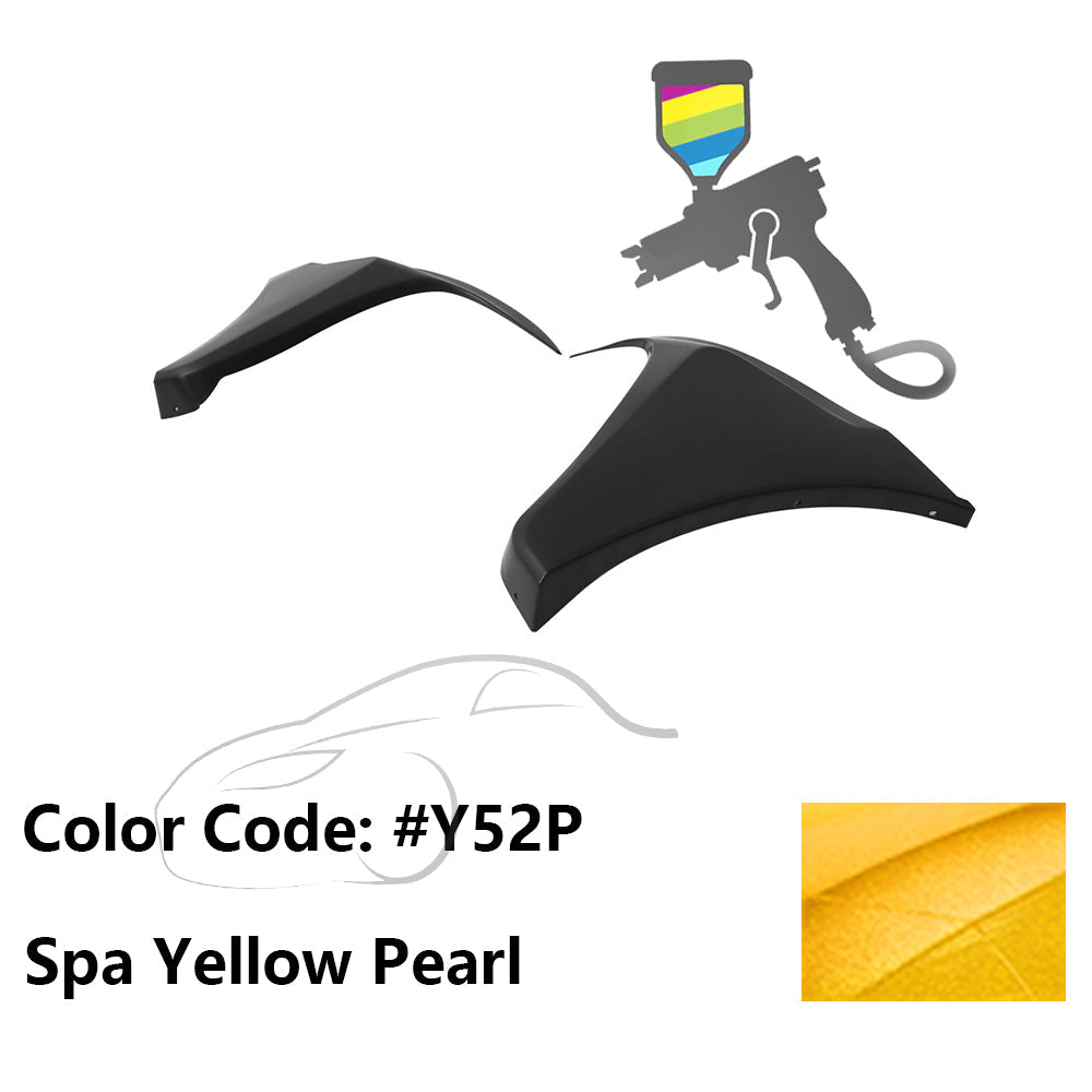 2016-2018 Honda Civic HF-P Style Painted Front Bumper Lip Splitters