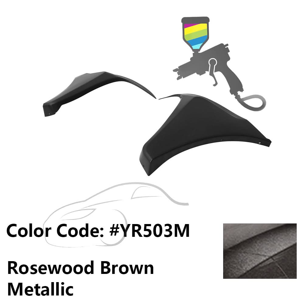 2016-2018 Honda Civic HF-P Style Painted Front Bumper Lip Splitters