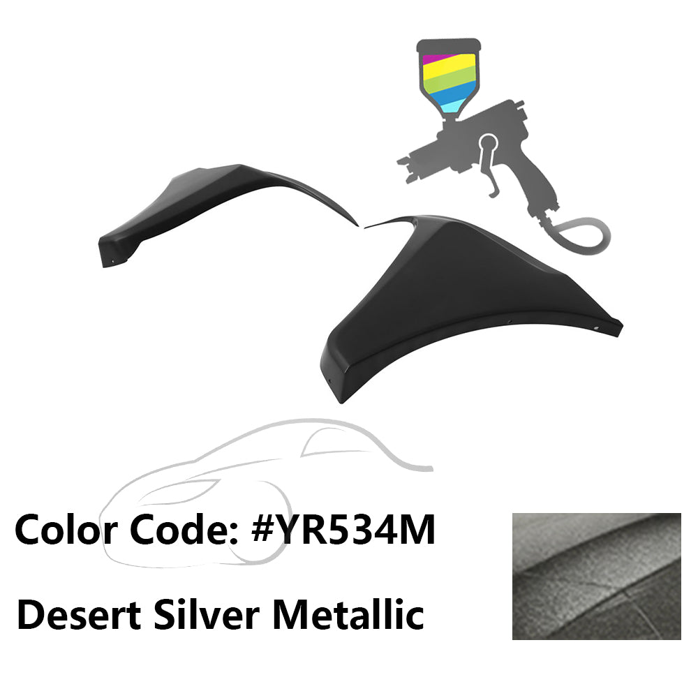 2016-2018 Honda Civic HF-P Style Painted Front Bumper Lip Splitters