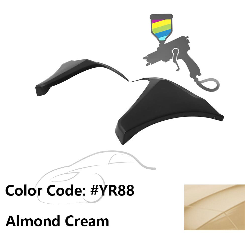 2016-2018 Honda Civic HF-P Style Painted Front Bumper Lip Splitters