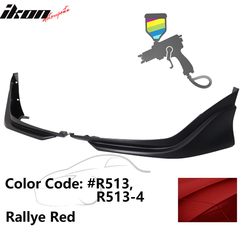 2016-2018 Honda Civic Coupe Sedan Front Bumper Lip Splitter