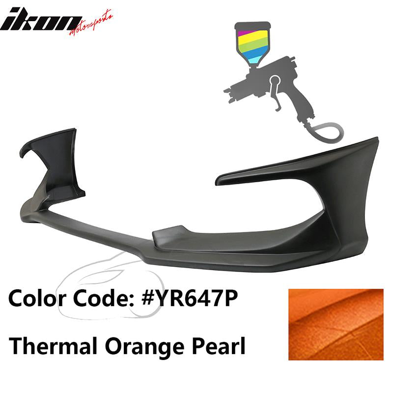 2016-2018 Honda Civic Coupe Sedan AVS Style Painted Front Bumper Lip