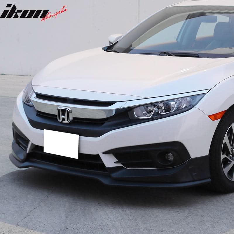 2016-2018 Honda Civic Mugen Style Front Bumper Lip PP