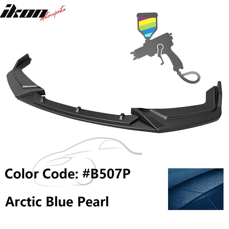 2017-2021 Honda Civic Hatchback IKON Style 3PCS Front Bumper Lip PP