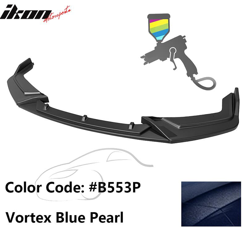 2017-2021 Honda Civic Hatchback IKON Style 3PCS Front Bumper Lip PP