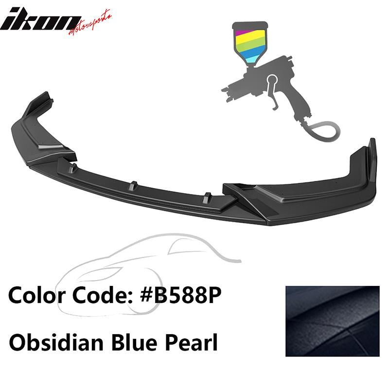 2017-2021 Honda Civic Hatchback IKON Style 3PCS Front Bumper Lip PP