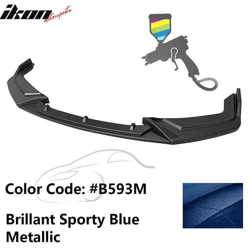 2017-2021 Honda Civic Hatchback IKON Style 3PCS Front Bumper Lip PP