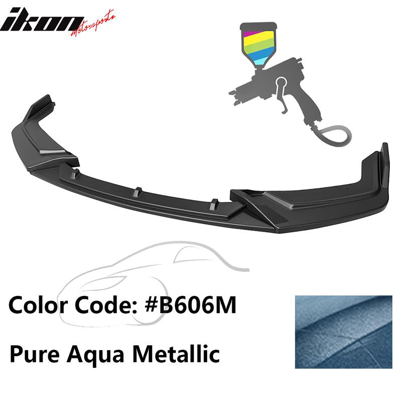 2017-2021 Honda Civic Hatchback IKON Style 3PCS Front Bumper Lip PP