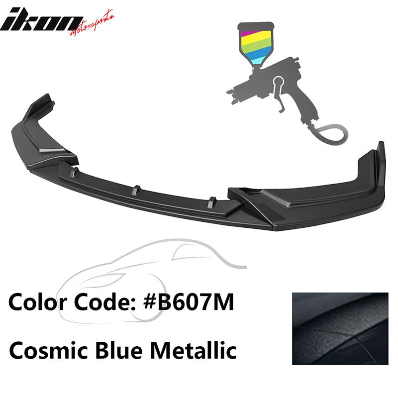 2017-2021 Honda Civic Hatchback IKON Style 3PCS Front Bumper Lip PP