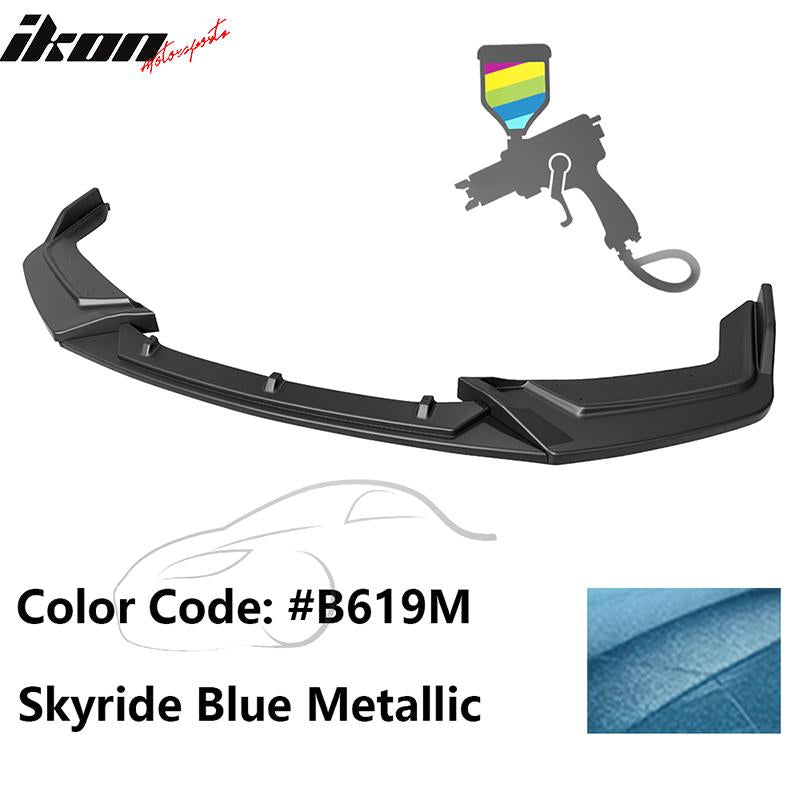 2017-2021 Honda Civic Hatchback IKON Style 3PCS Front Bumper Lip PP