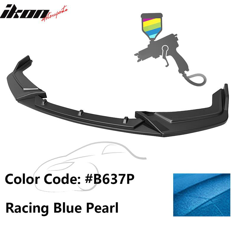 2017-2021 Honda Civic Hatchback IKON Style 3PCS Front Bumper Lip PP