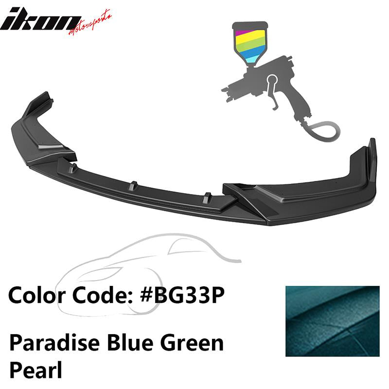 2017-2021 Honda Civic Hatchback IKON Style 3PCS Front Bumper Lip PP