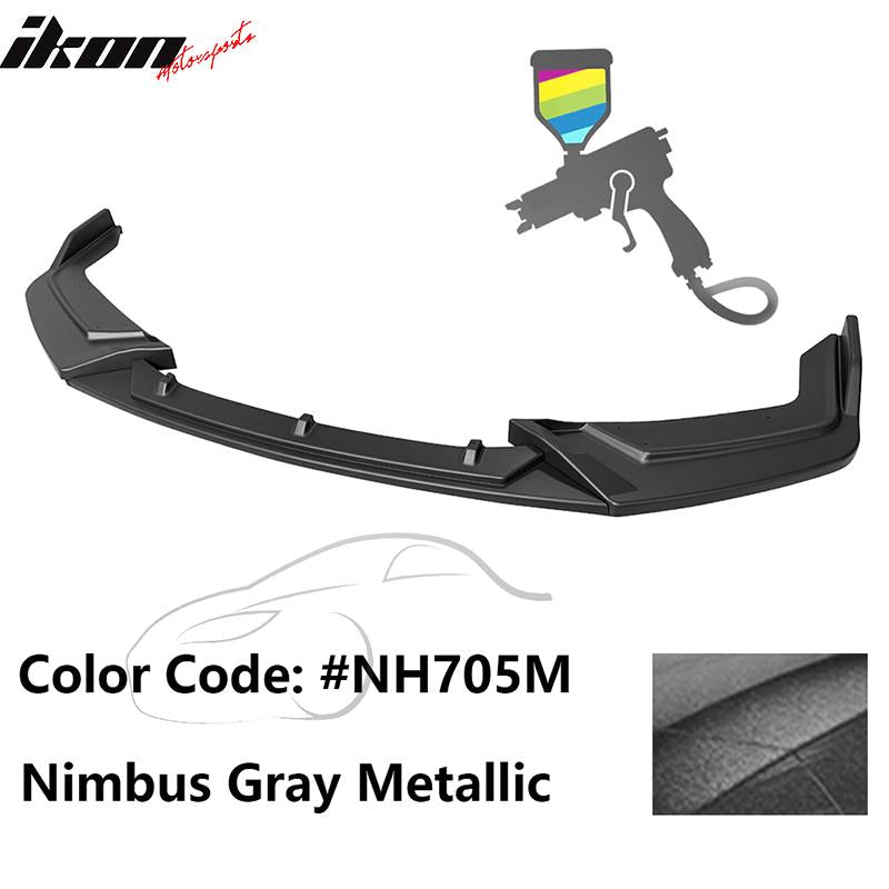 2017-2021 Honda Civic Hatchback IKON Style 3PCS Front Bumper Lip PP