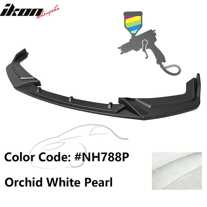 2017-2021 Honda Civic Hatchback IKON Style 3PCS Front Bumper Lip PP