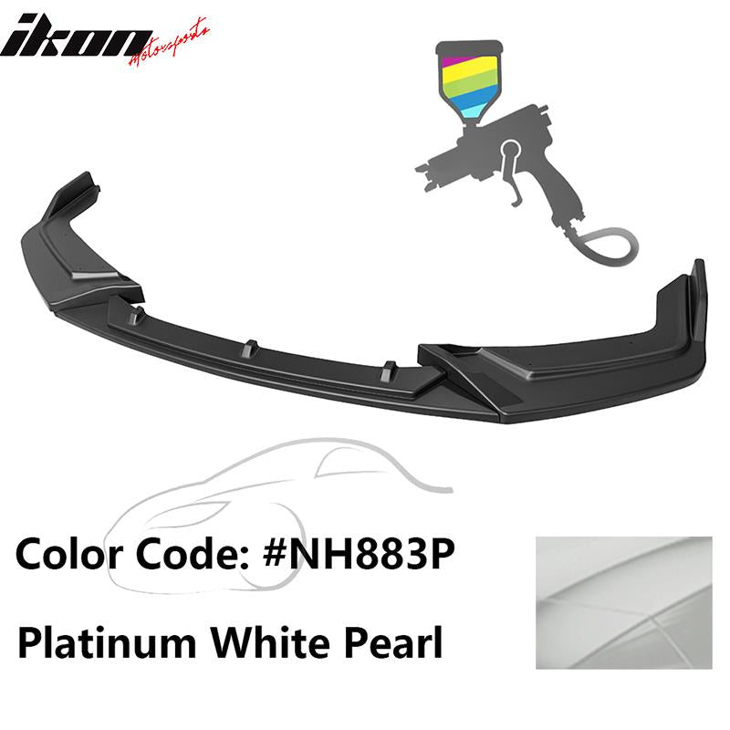 2017-2021 Honda Civic Hatchback IKON Style 3PCS Front Bumper Lip PP