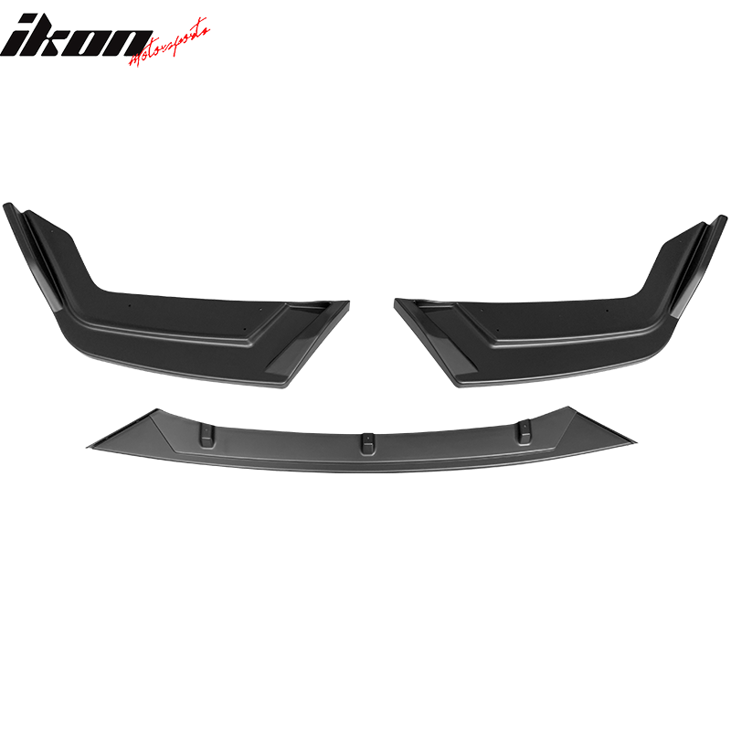 2017-2021 Honda Civic Hatchback IKON Style 3PCS Front Bumper Lip PP